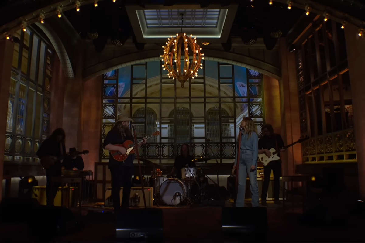 Chris Stapleton and his band on Saturday Night Live