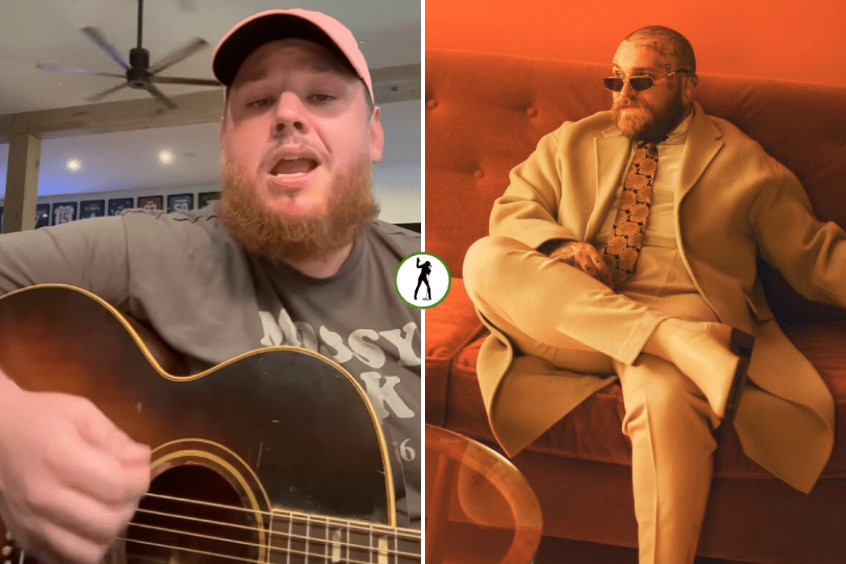 Luke Combs singing "Lose Control" by Teddy Swims